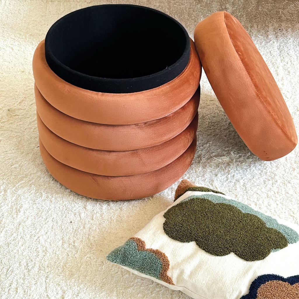 NOÉ Tabouret coffre - ø 36 x H37 cm 