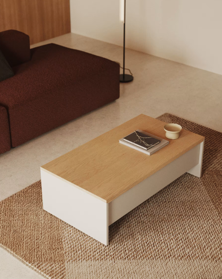 ABILEN - Table basse - 110 x 60 cm