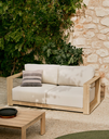 AMBRA - Canapé en bois d'acacia avec finition claire 