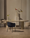NEALY - Table laqué écrue - 240 x 100 cm