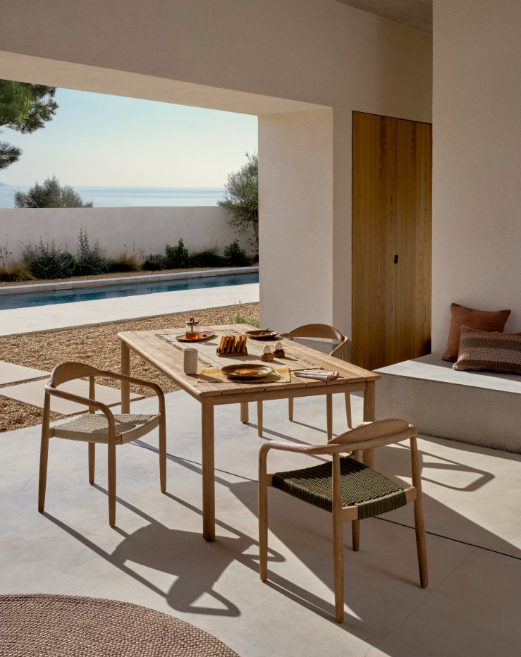 SORI - Table en bois d'acacia - 200 x 100 cm