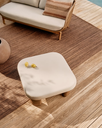 LABRA - Table basse plateau en acacia - 80 x 80 cm