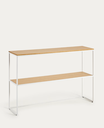 YOANA - Console en placage et structure en métal - 120 x 80 cm