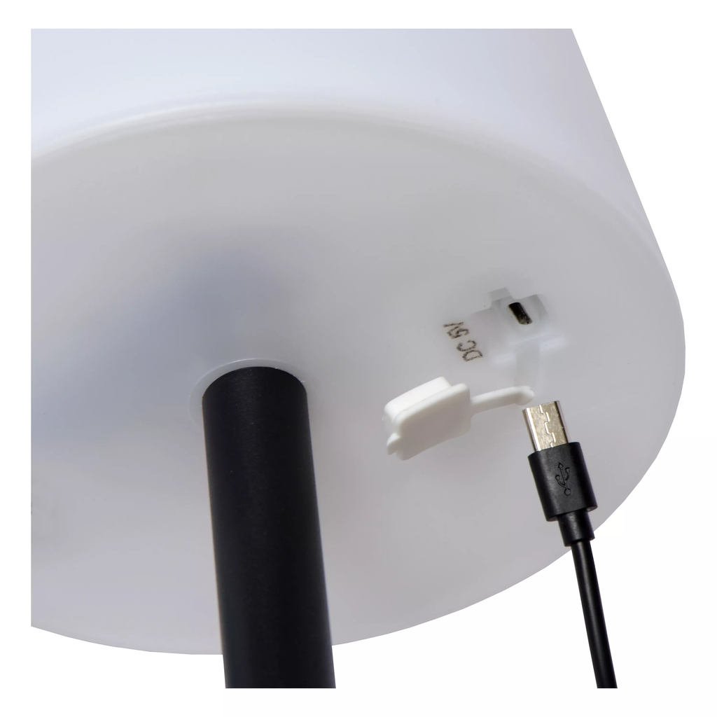 RIO - Lampe de table Rechargeable Intérieur/Extérieur - Batterie/Piles - LED Dim. - 1x1,8W 3000K - IP44 - Rvb - Multicolor
