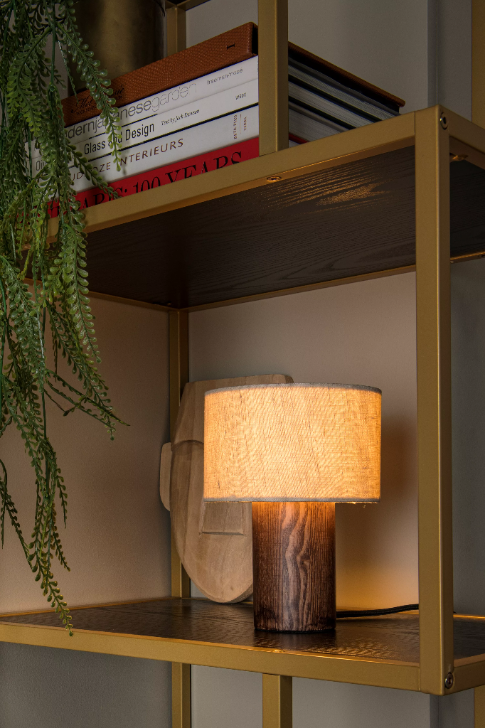 TACHINA - Lampe de table - 1xE14 - Naturel