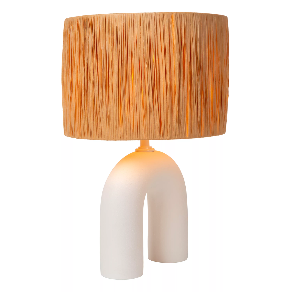 RONDA - Lampe de table - 1xE27 - Blanc