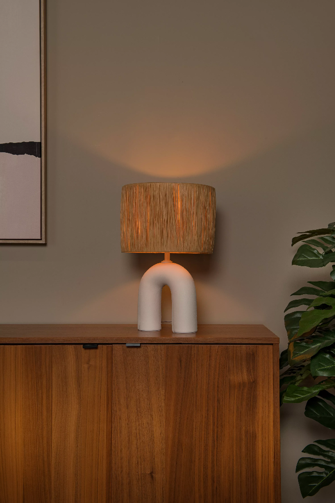 RONDA - Lampe de table - 1xE27 - Blanc