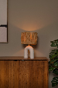 RONDA - Lampe de table - 1xE27 - Blanc