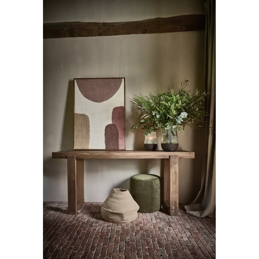 ANDALUCIA - console - bois récupéré - L 180 x W 45 x H 80 cm - naturel