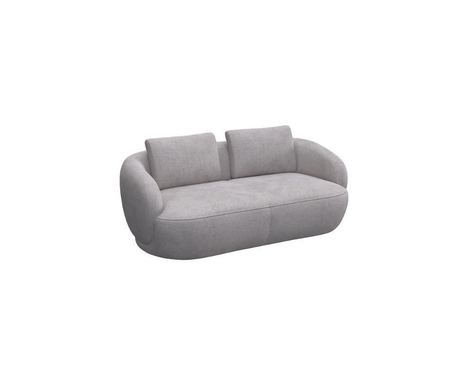 TORINO - Canapé 2.5 places - L 186 x 102 x h85 cm - couleur champagne1090