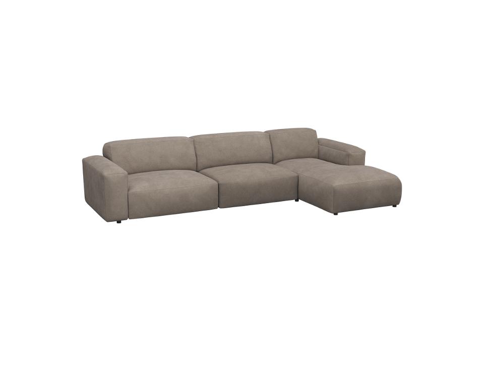 LUCERA - Canapé 3 places avec méridienne
angle à gauche L319.5 x 175 x H76 cm 