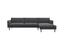 BOLZANO Canapé 3,5 places avec méridienne angle à droite L293 x 165 x H60.5 cm