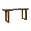 ANDALUCIA - Console en bois récupéré - L 180 x P 45 x H 80 cm - naturel