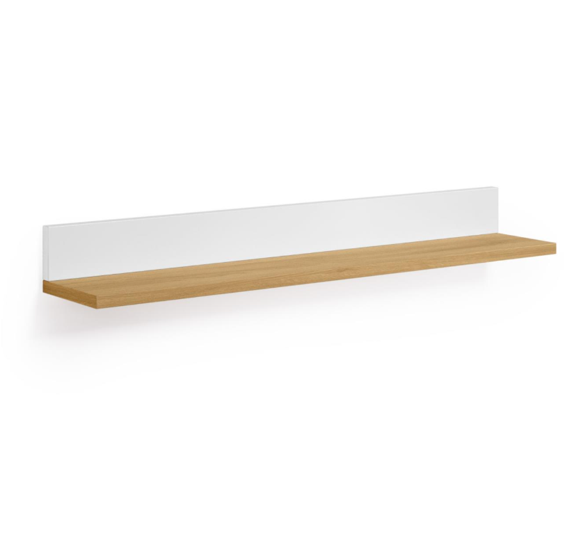 ABILEN - Étagère en placage de chêne - 80 x 15 cm