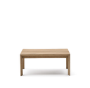 AMBRA - Table basse en bois d'acacia avec finition claire - 82,5 x 82,5 cm