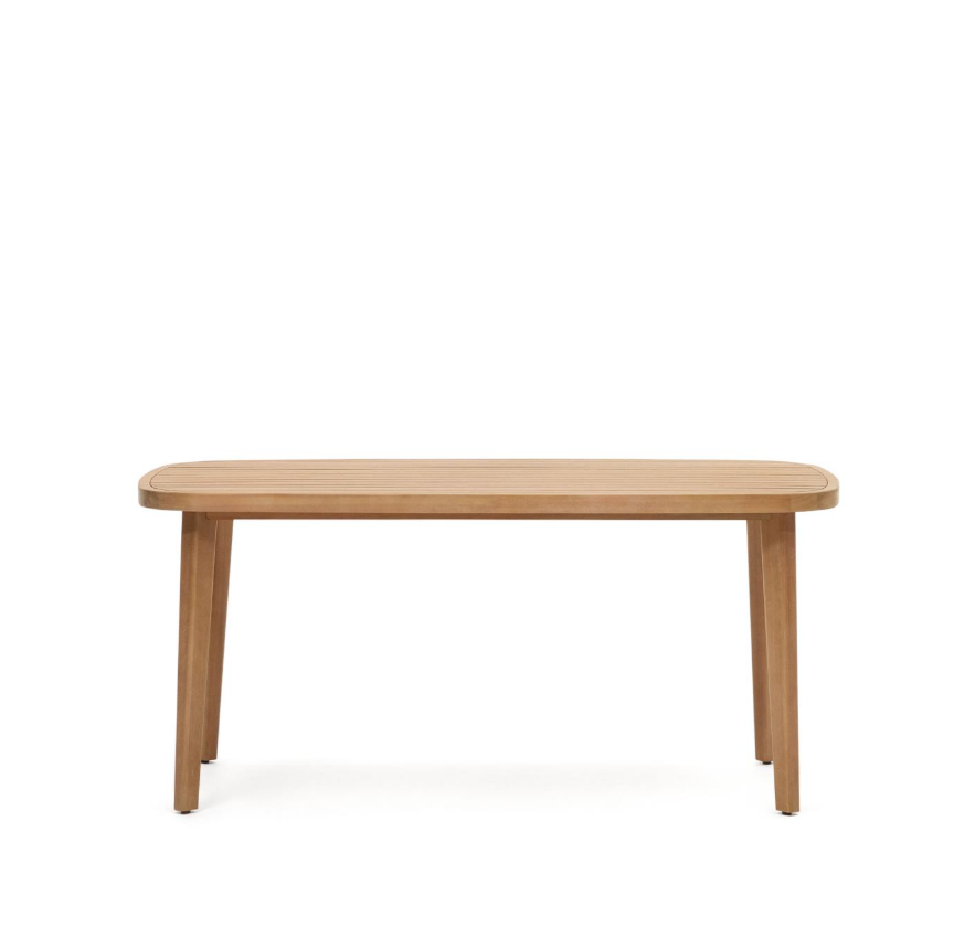 MASET - Table de jardin en bois d'eucalyptus 