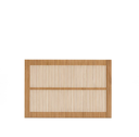 BEYLA - Tête de lit en bois de chêne pour lit de 90 cm
