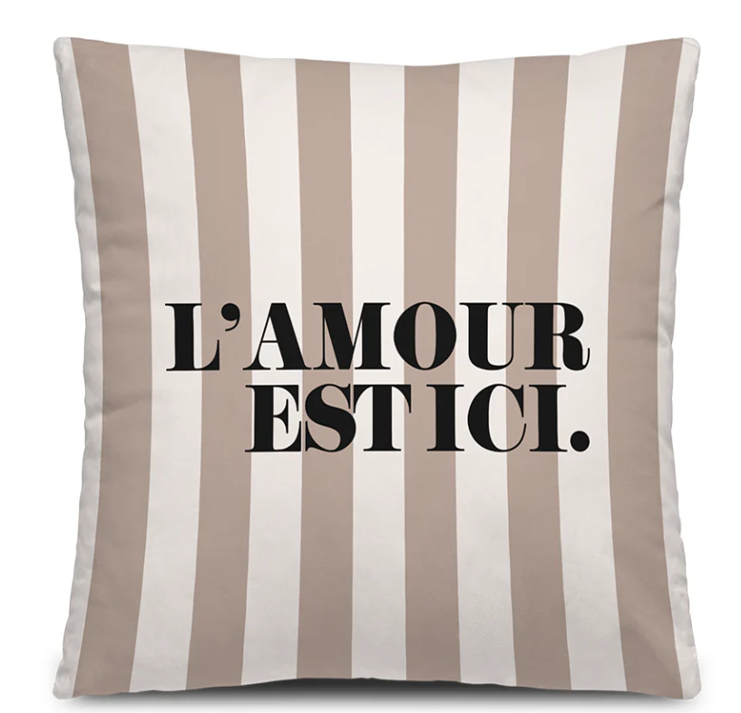 L'AMOUR EST ICI - Coussin