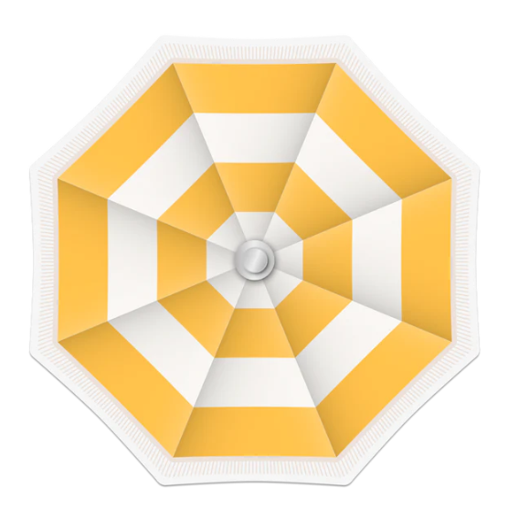 OMBRELLINO GIALLO - Dessous de verre