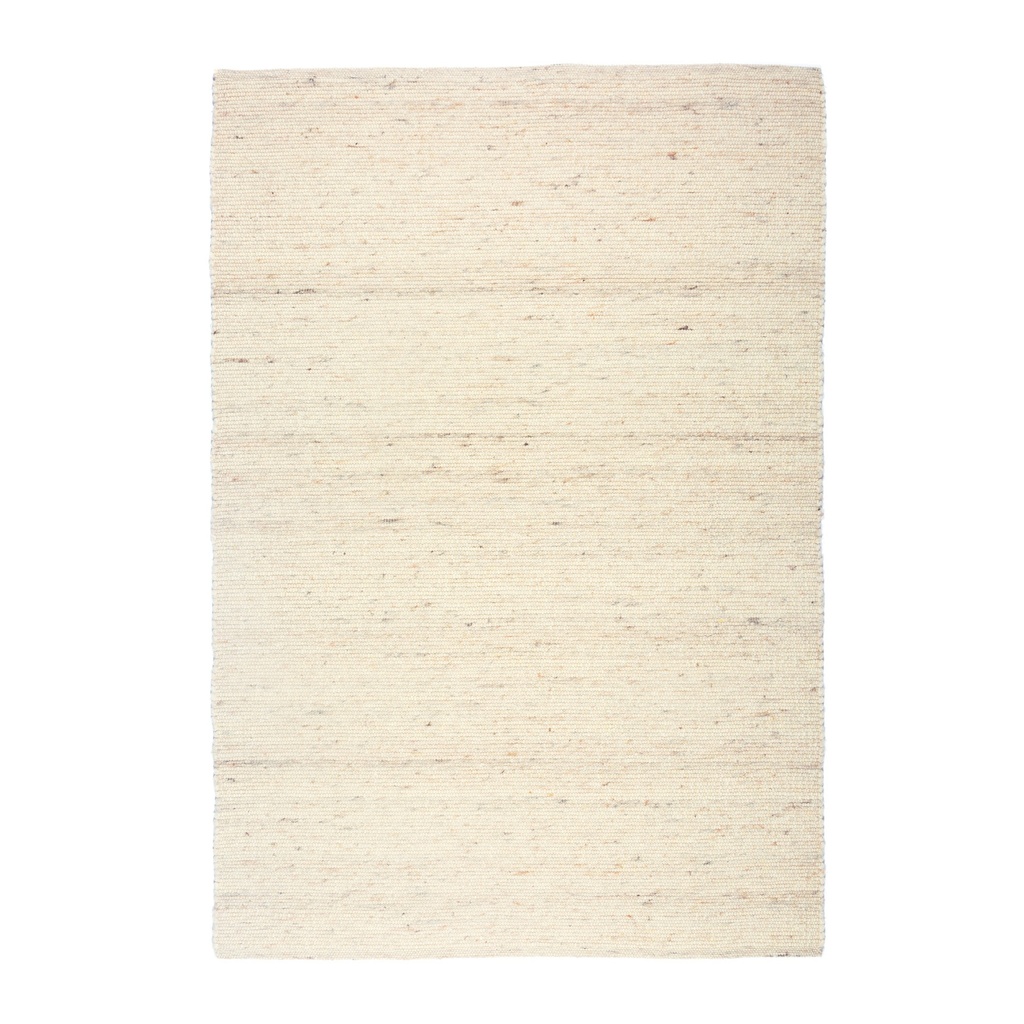 PAROS Tapis - 160 x 230 cm - 100 % en laine - Ecru