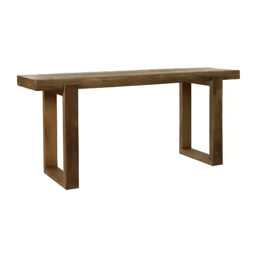 [40589-NAT-15] ANDALUCIA - Console en bois récupéré - L 180 x P 45 x H 80 cm - naturel