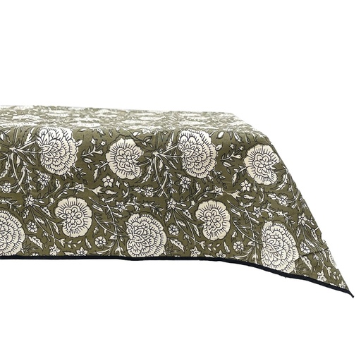 [017644] PRINT - Nappe rectangle - Pipar kaki - 160 x 300cm 
