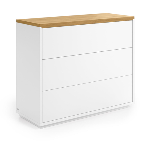 ABILEN - Commode 3 tiroirs - 90 x 75 cm