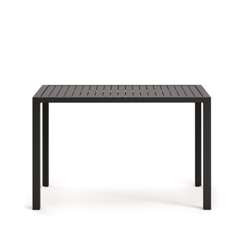 [J0100040NN02] CULIP - Table de jardin en aluminium finition grise - 150 x 77 cm