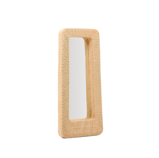 [D00351NW11] ZILNA - Miroir en rotin - 58 x 120 cm