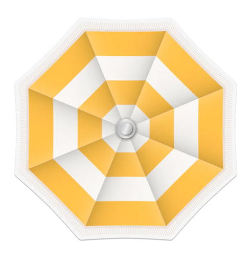 OMBRELLINO GIALLO - Dessous de verre